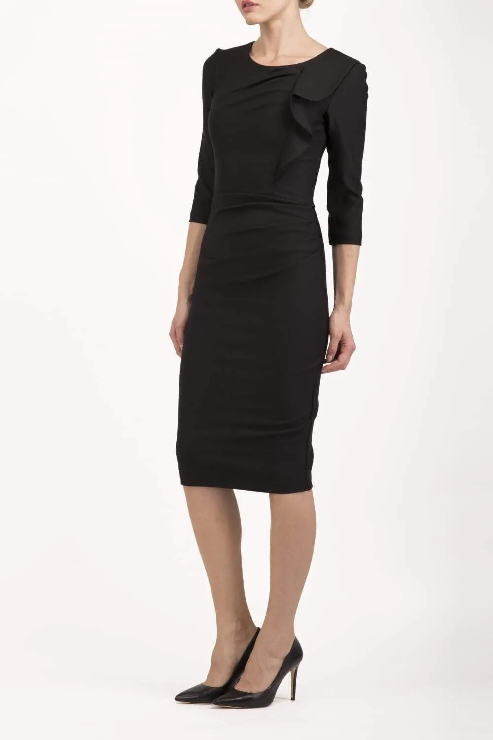 Seed Shirley Three-Quarter Sleeve Dress