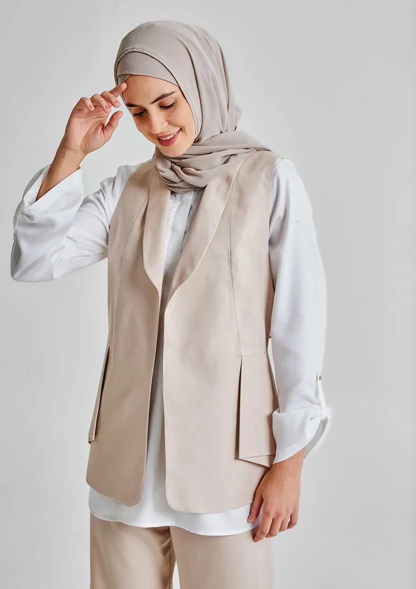 Side Folds Vest-Tencel™