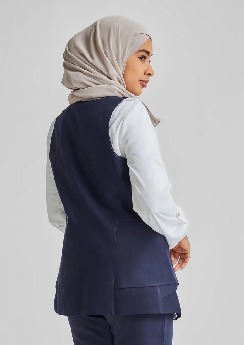 Side Folds Vest-Tencel™