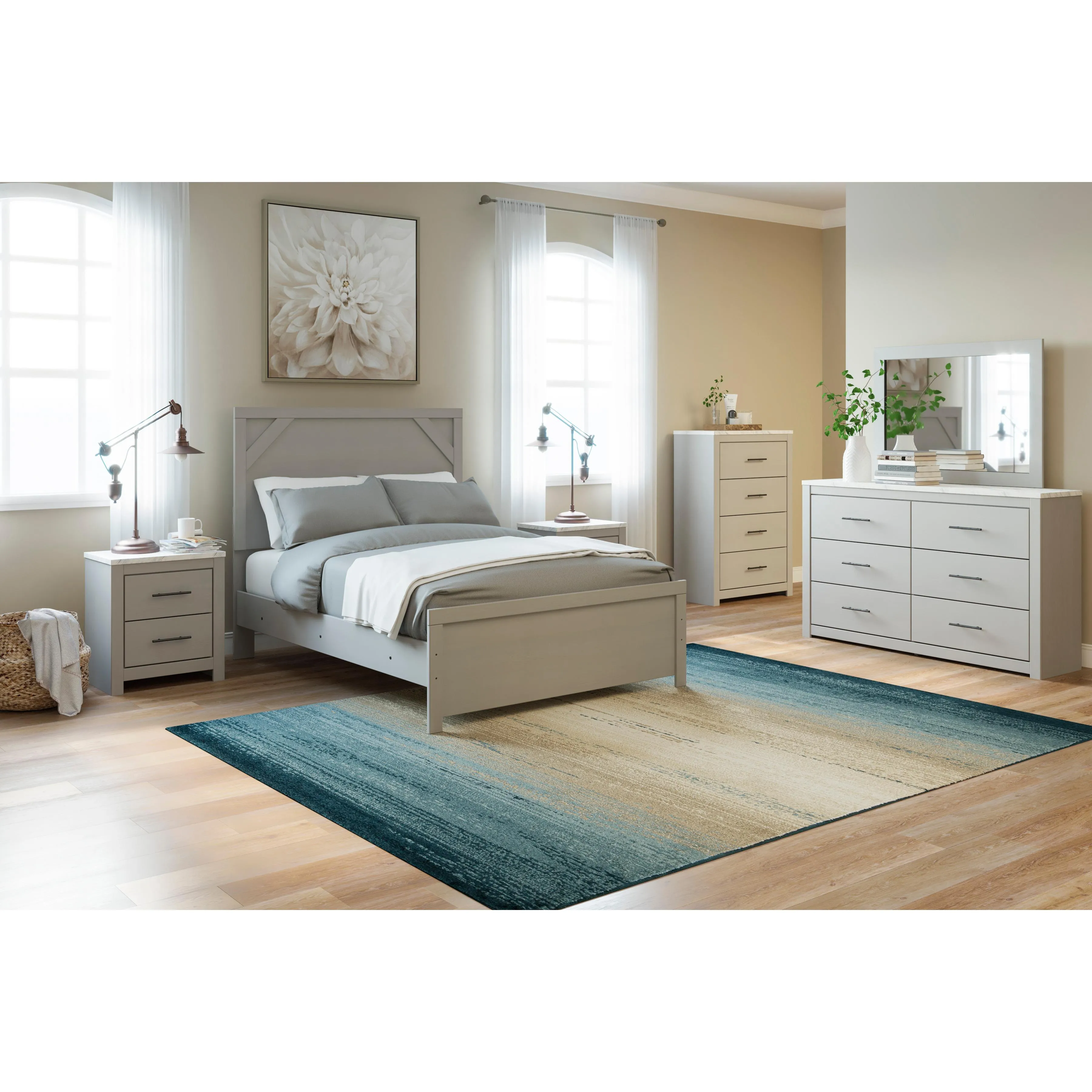 Signature Design by Ashley Cottonburg Full Panel Bed B1192-55/B1192-86