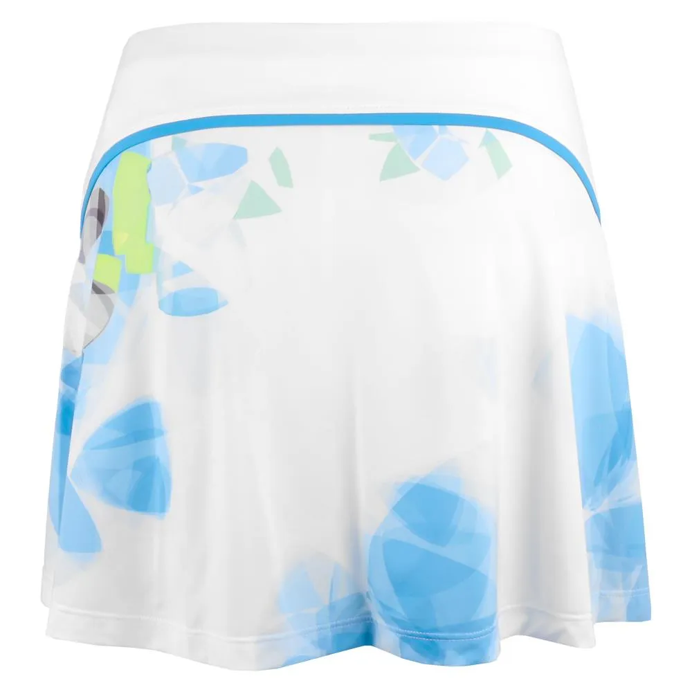 Sofibella Women's New Wave 14" High-Waist Skort - White/Flower