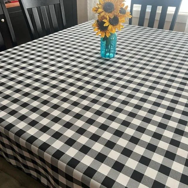 Square Checkered Tablecloth, Gingham Tablecloths