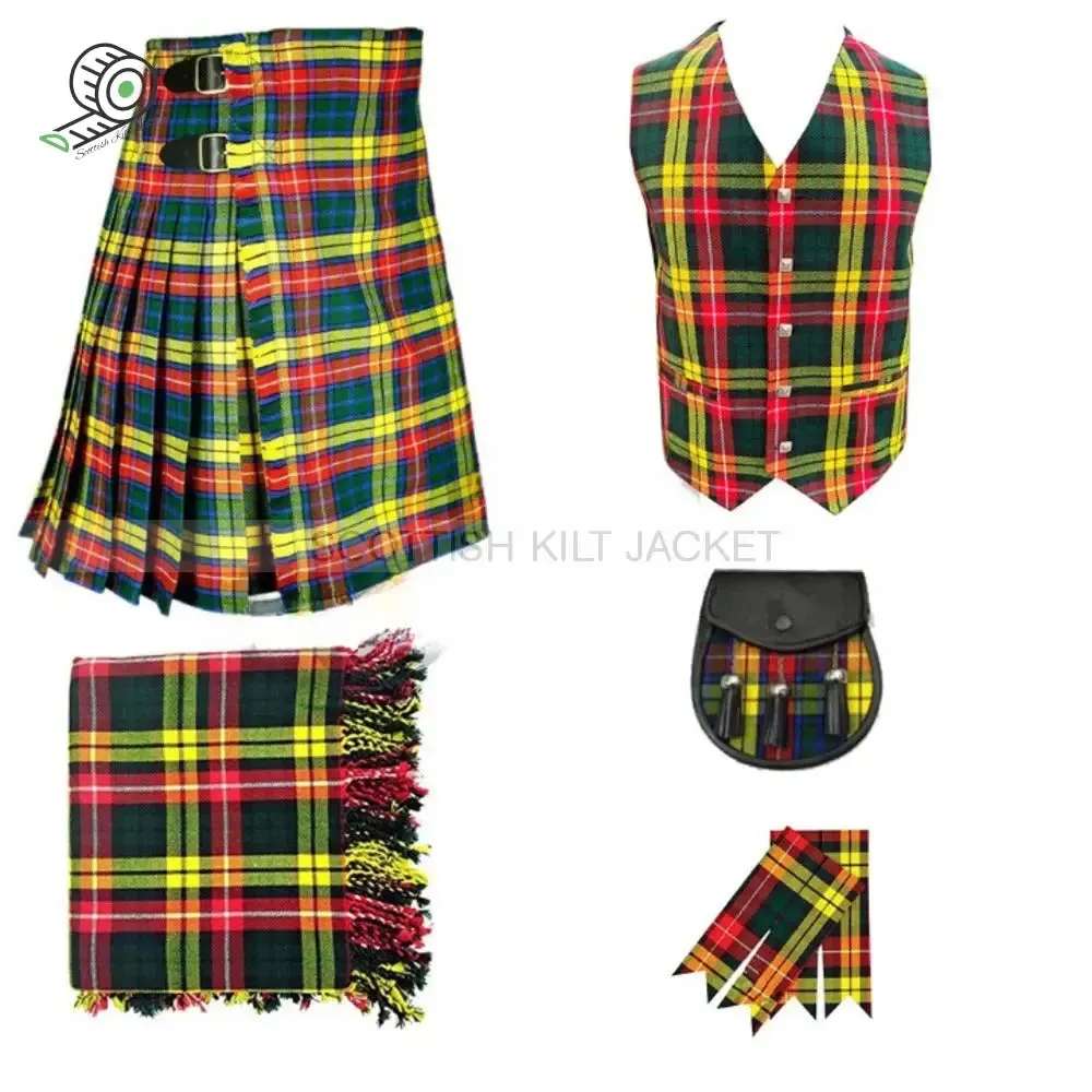 Traditional Tartan Kilt Set from Buchanan