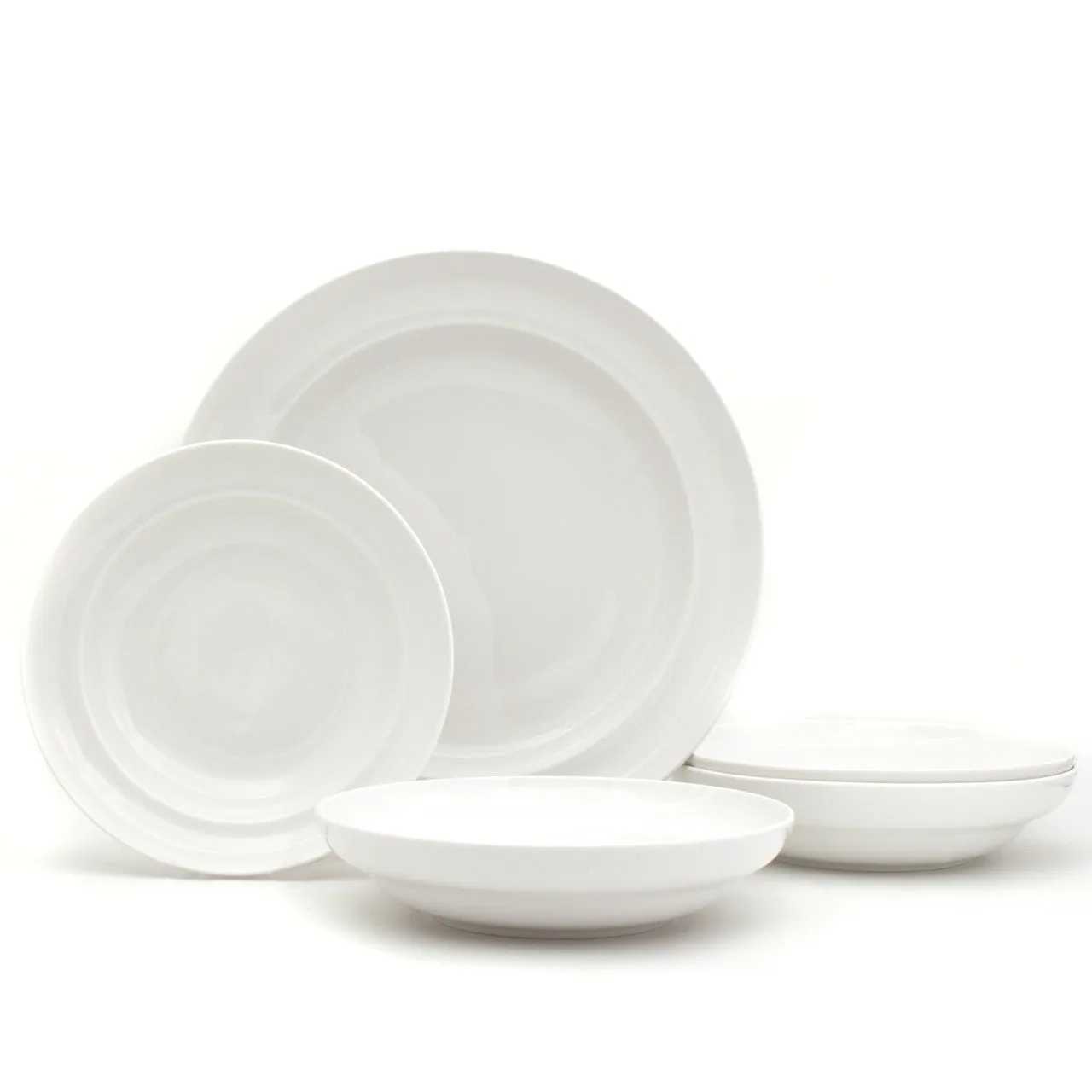 White Essential 5- Piece Serving Bowl Set