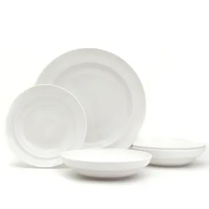 White Essential 5- Piece Serving Bowl Set