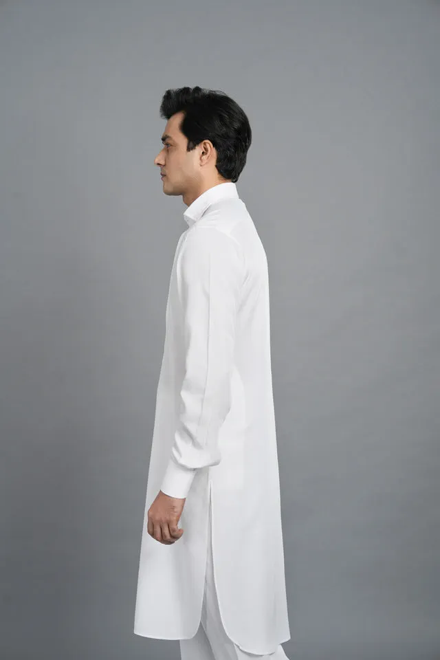 White Plain Shalwar Kameez SQ-10