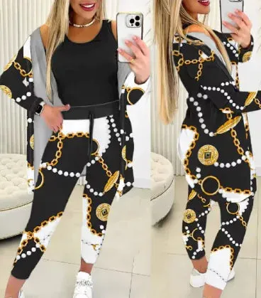 Women's Casual Printed Suits