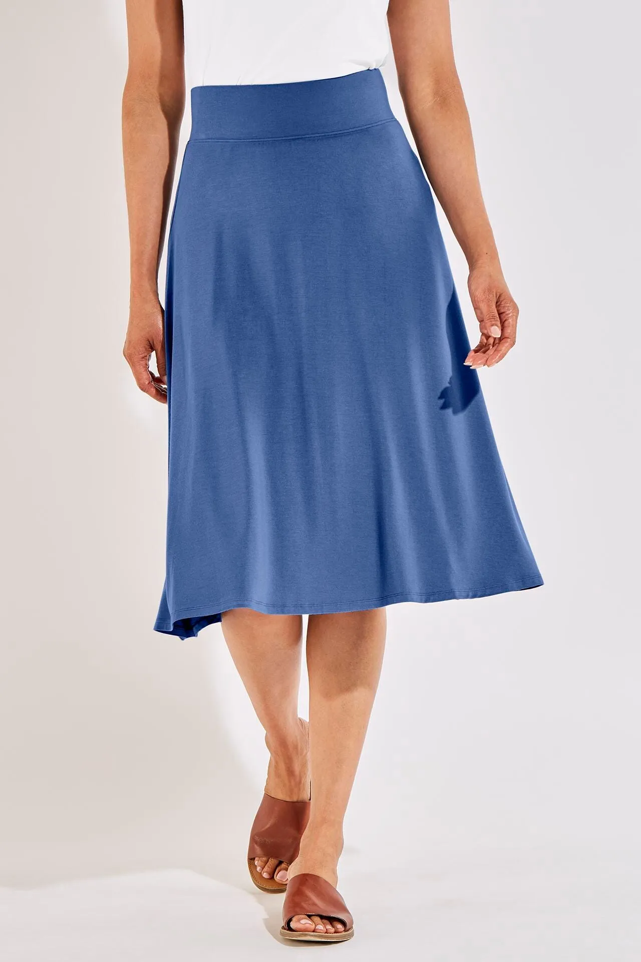 Women's Marigot Midi Skirt  |  Contemporary Blue