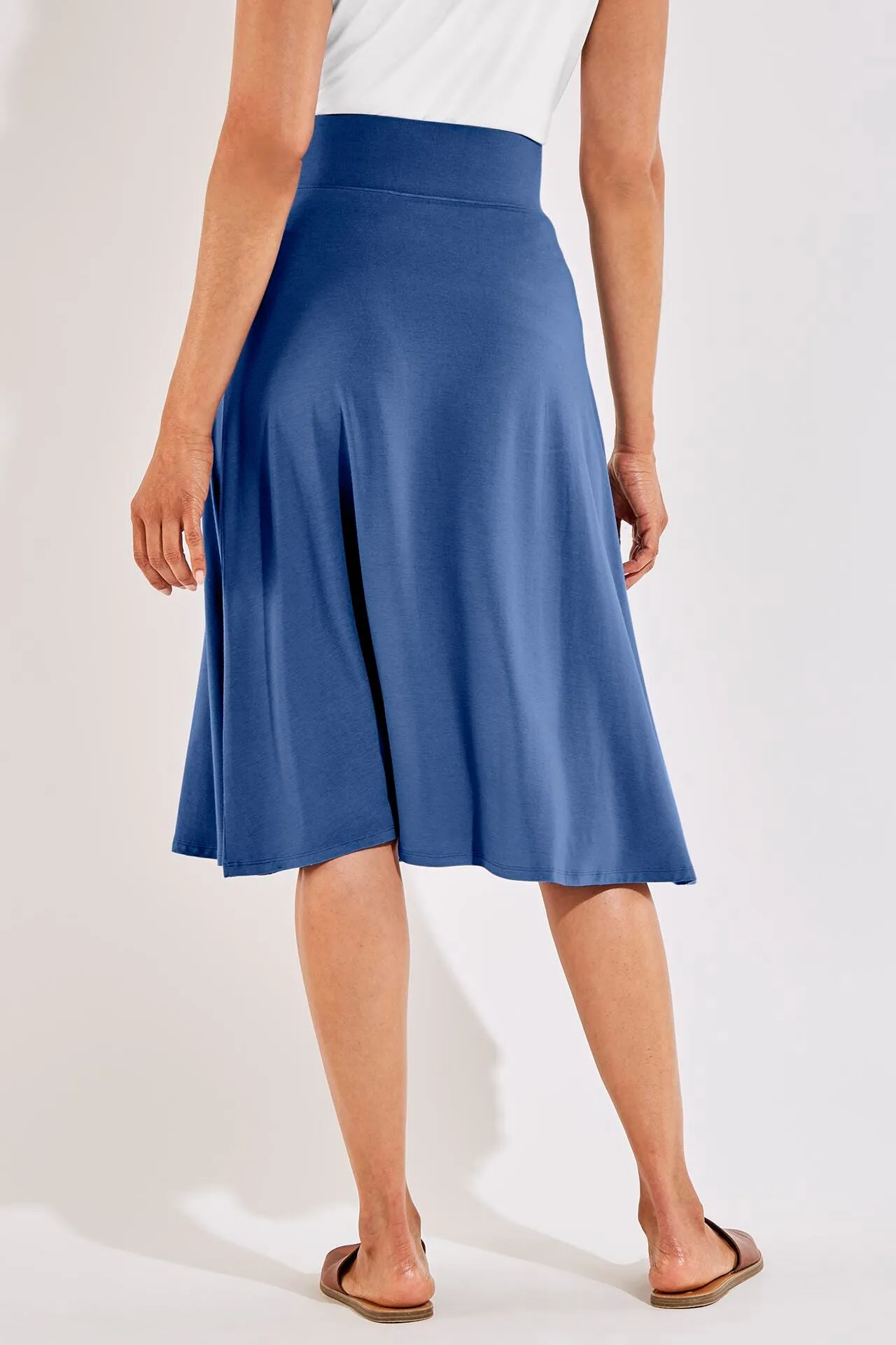 Women's Marigot Midi Skirt  |  Contemporary Blue